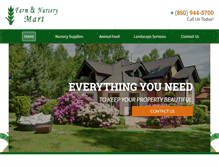 Tablet Screenshot of farmandnurserymartpensacola.com
